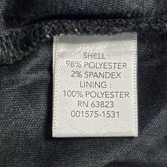 Christopher & Banks Women’s Black Lace Lined Blouse Top XL - Picture 7 of 8